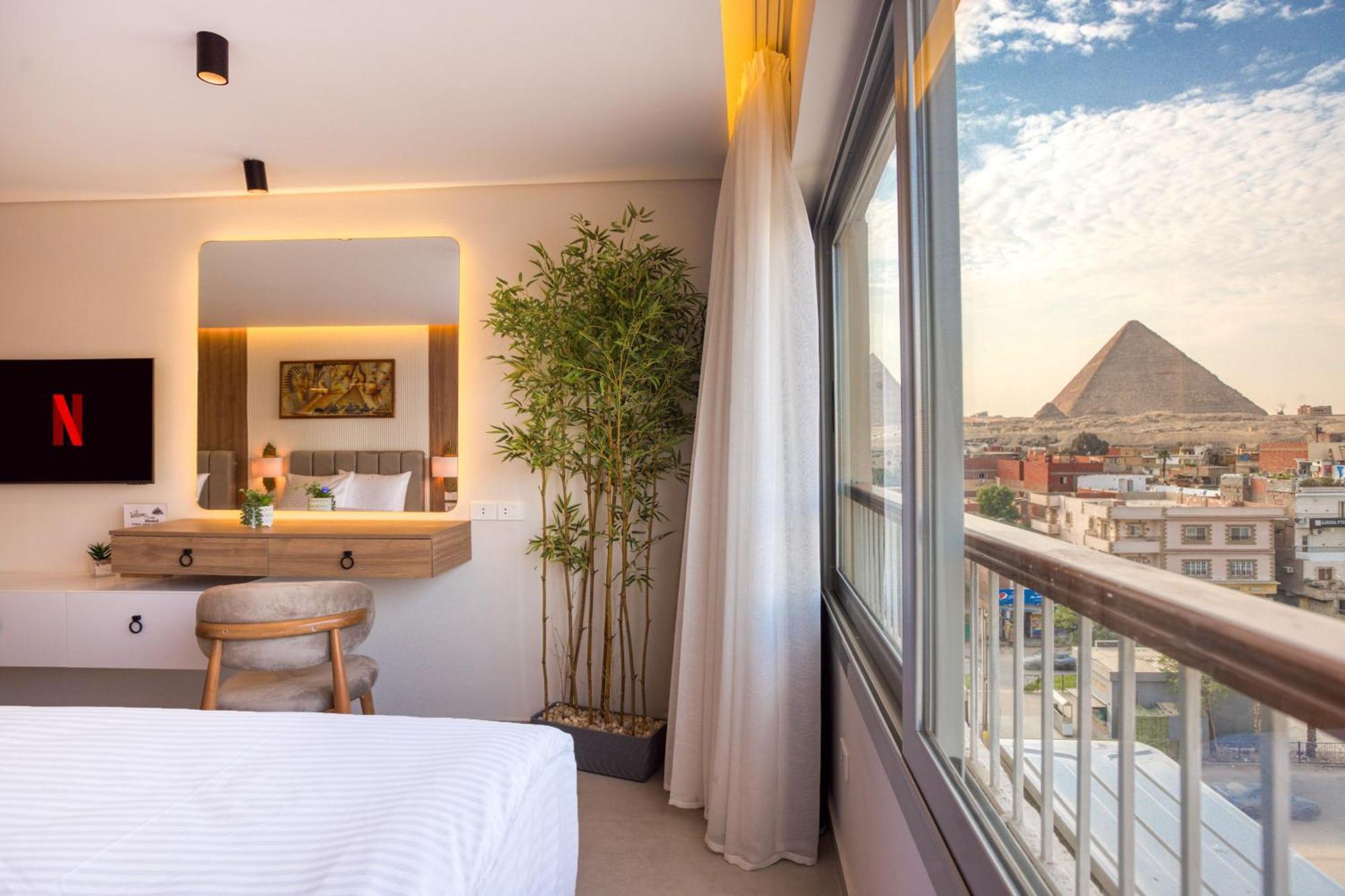 Galaxy Pyramids View Inn Kafret el-Gabal 외부 사진