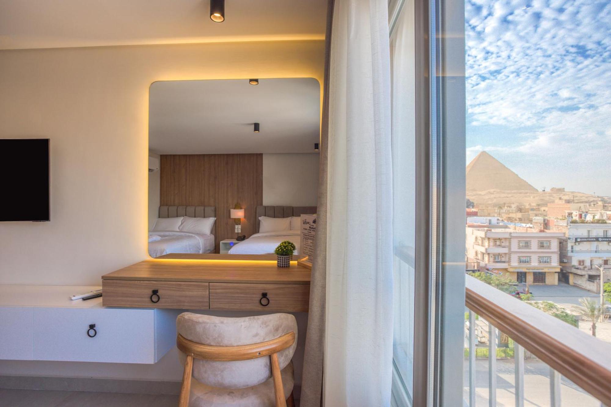 Galaxy Pyramids View Inn Kafret el-Gabal 외부 사진
