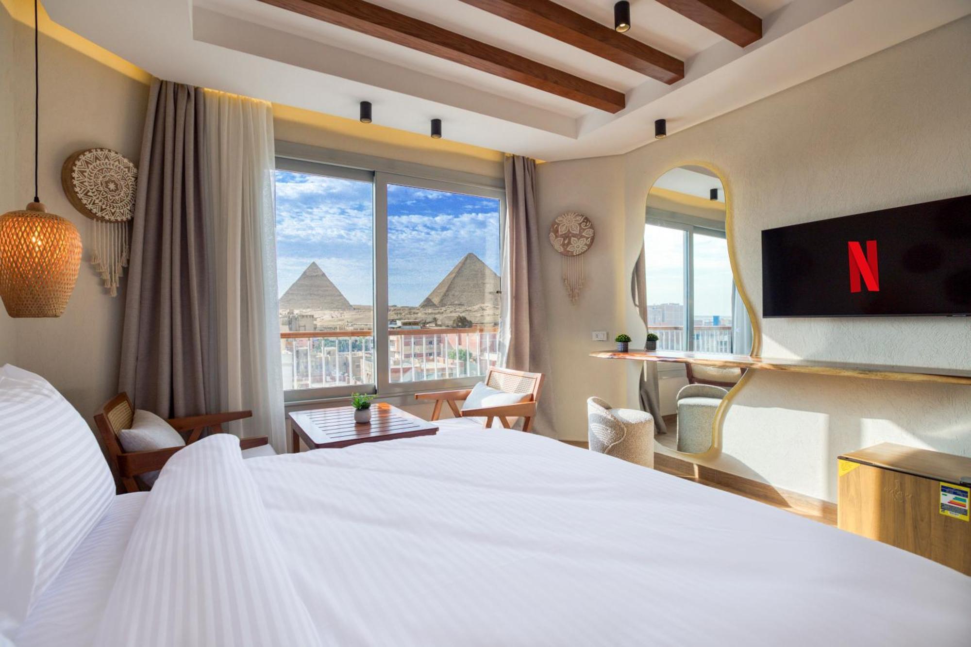 Galaxy Pyramids View Inn Kafret el-Gabal 외부 사진