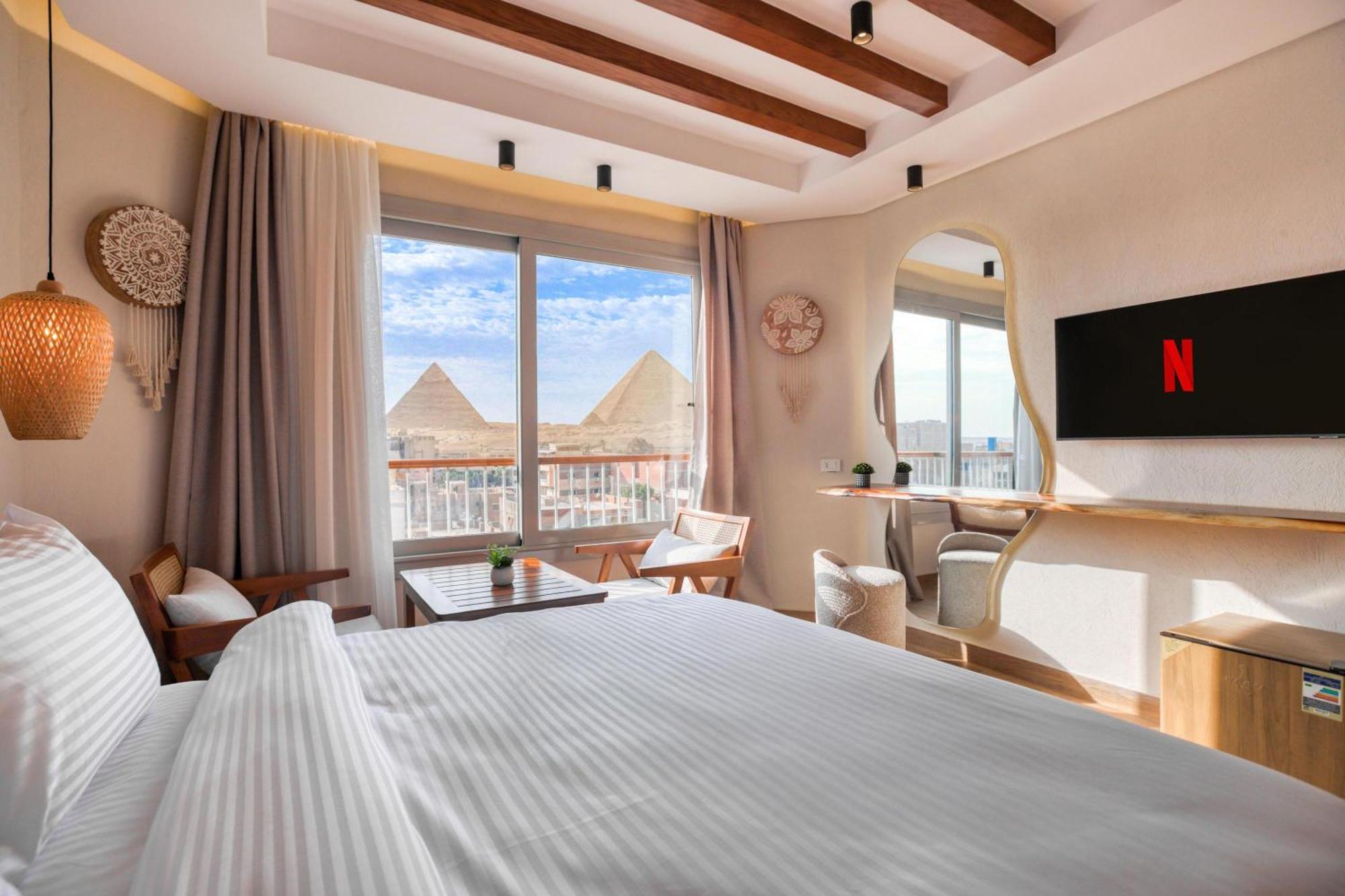Galaxy Pyramids View Inn Kafret el-Gabal 외부 사진