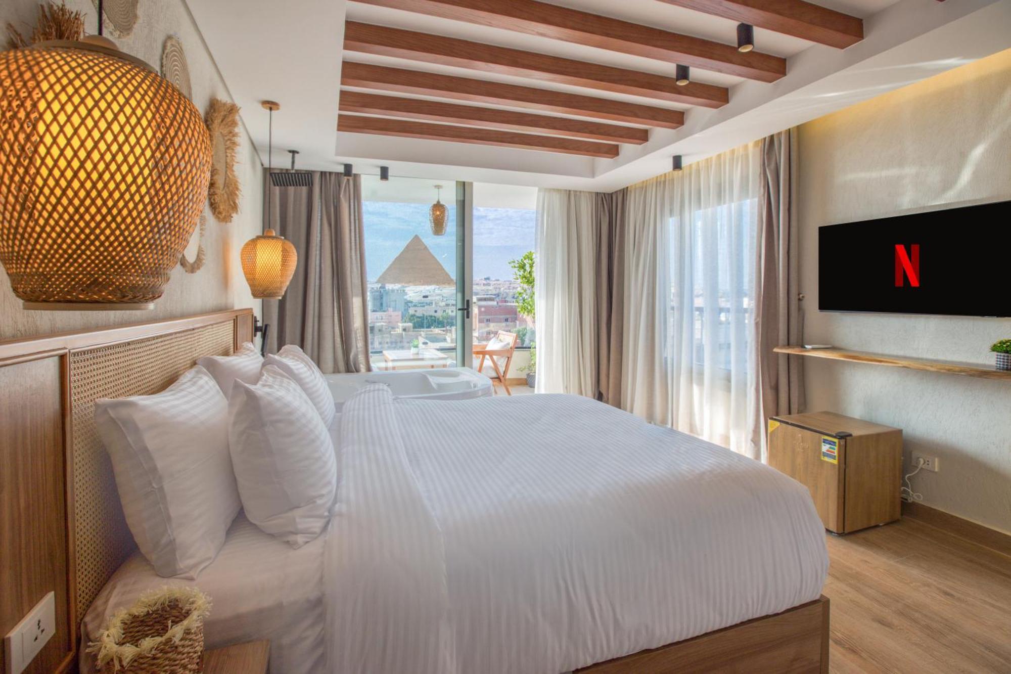 Galaxy Pyramids View Inn Kafret el-Gabal 외부 사진