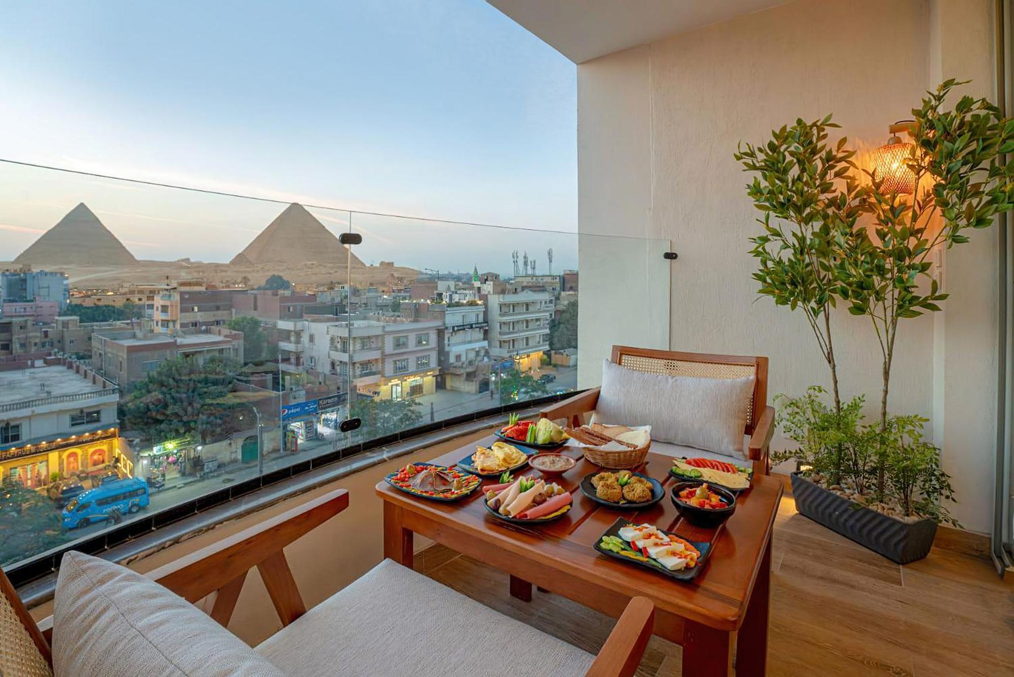 Galaxy Pyramids View Inn Kafret el-Gabal 외부 사진